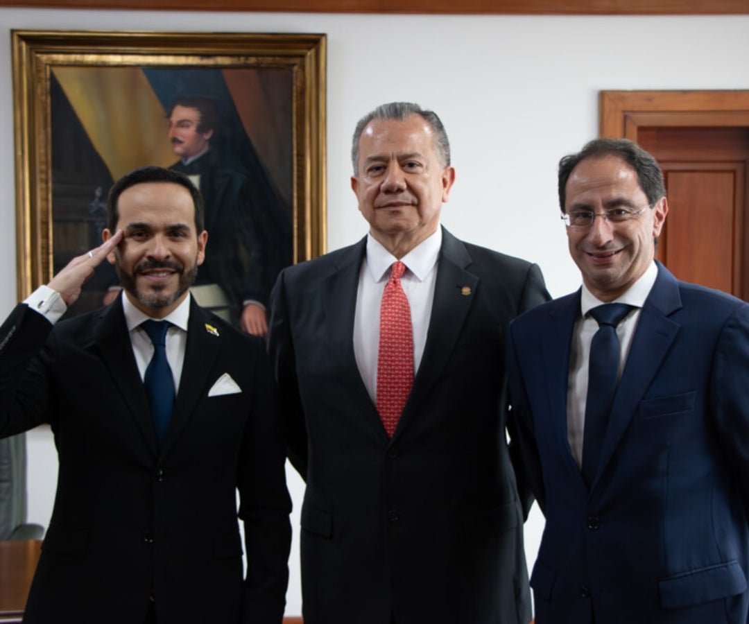 Visita informal del presidente electo Abelardo de la Espriella con el vicepresidente de la Corte