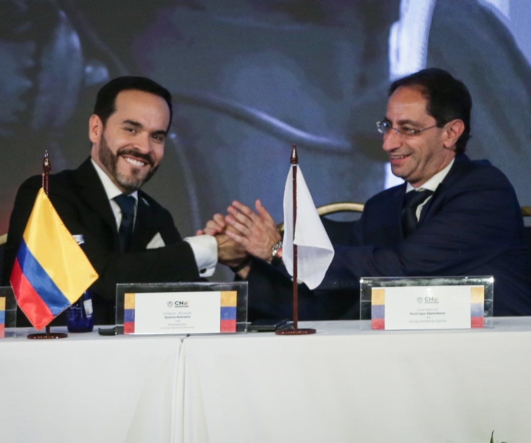 Abelardo De La Espriella y José Manuel Restrepo