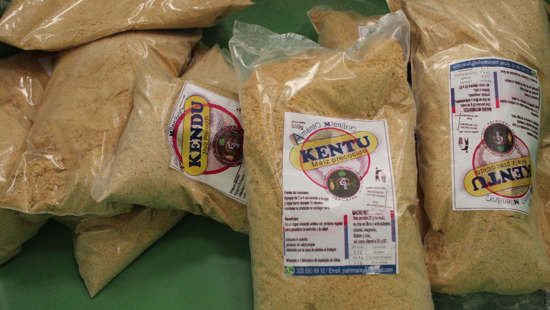 Kentu - Maíz tostado y pulverizado