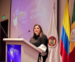 Paola Meneses, presidente de la Corte Constitucional Paola Meneses, presidente de la Corte Constitucional