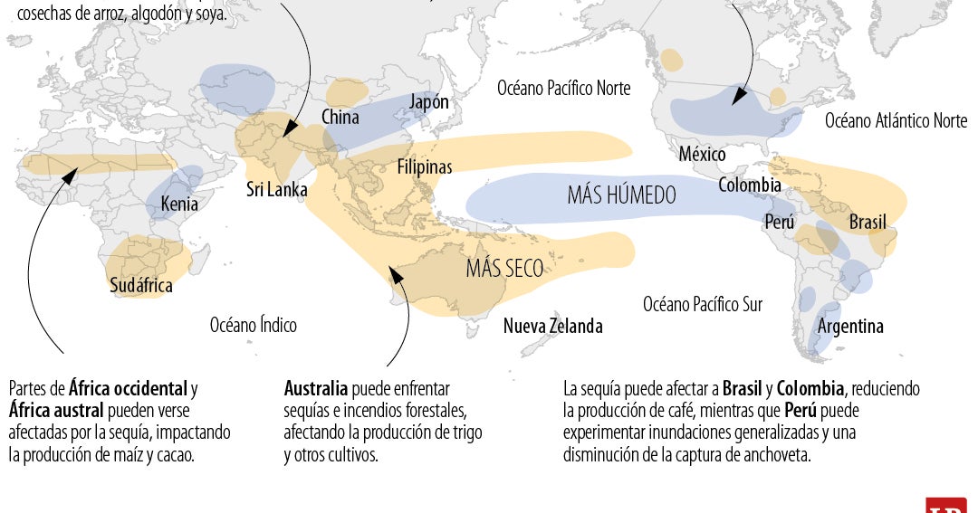 Estados Unidos pronostica que el fenómeno de El Niño será el más fuerte en 75 años