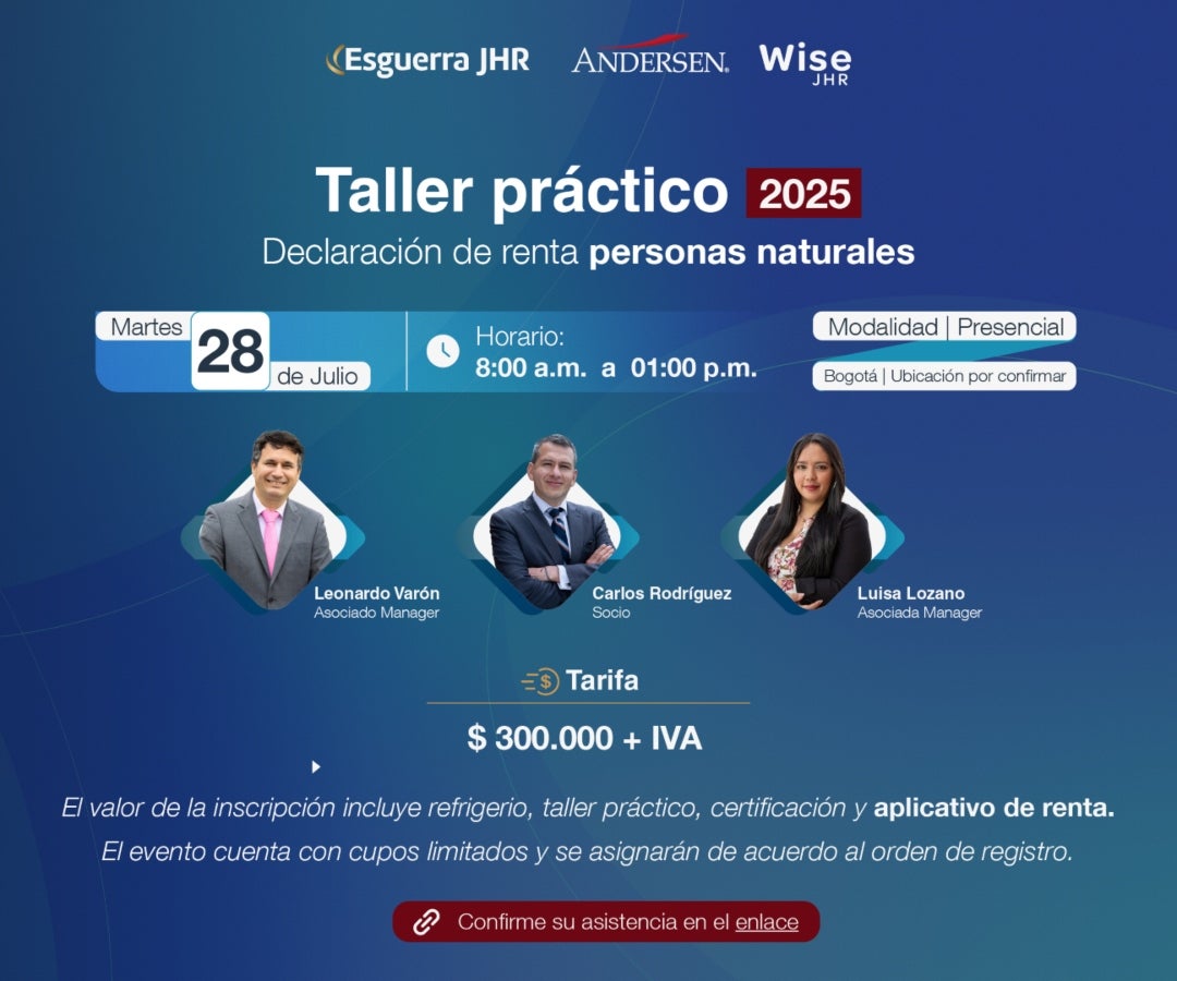 "Taller práctico 2025 | Declaración de renta para personas naturales"