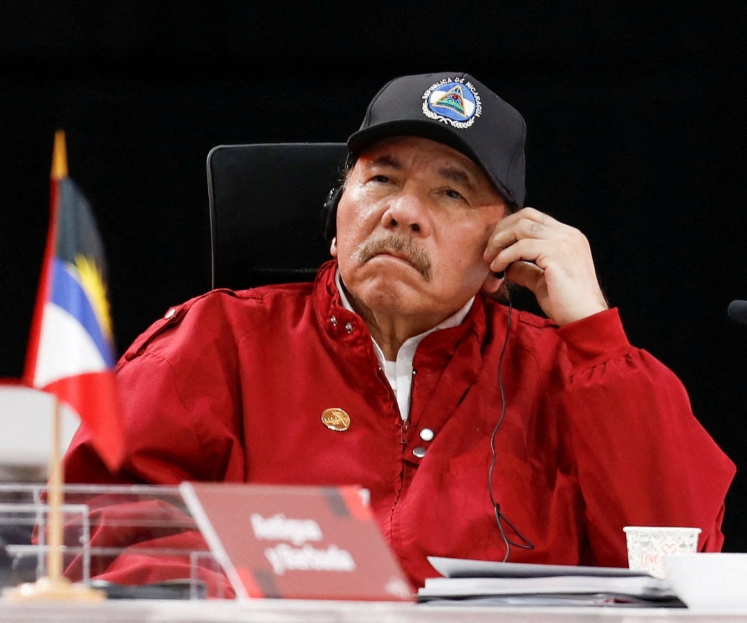 Daniel Ortega, presidente de Nicaragua