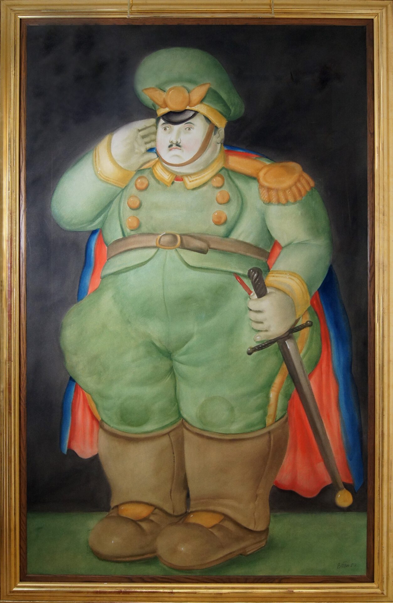 'General', la obra inédita del maestro Botero que se exhibirá.