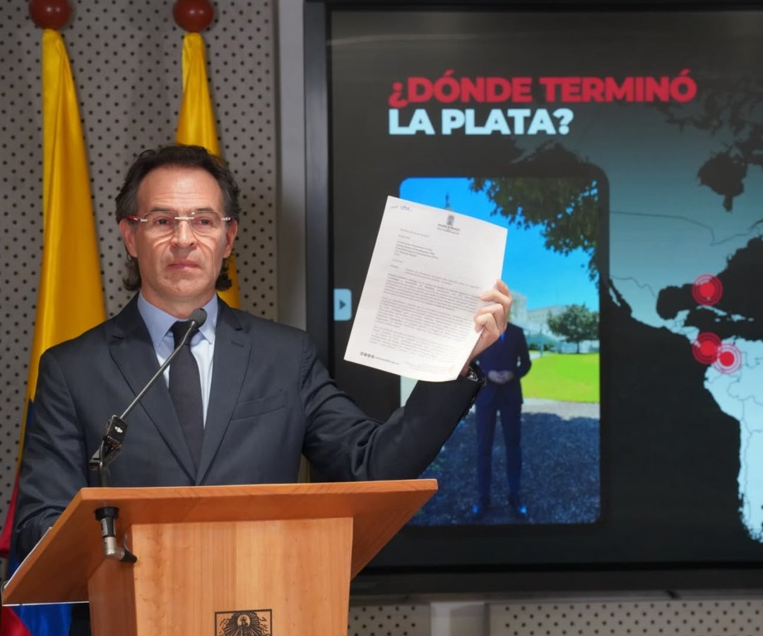 El alcalde de Medellín, Federico Gutiérrez