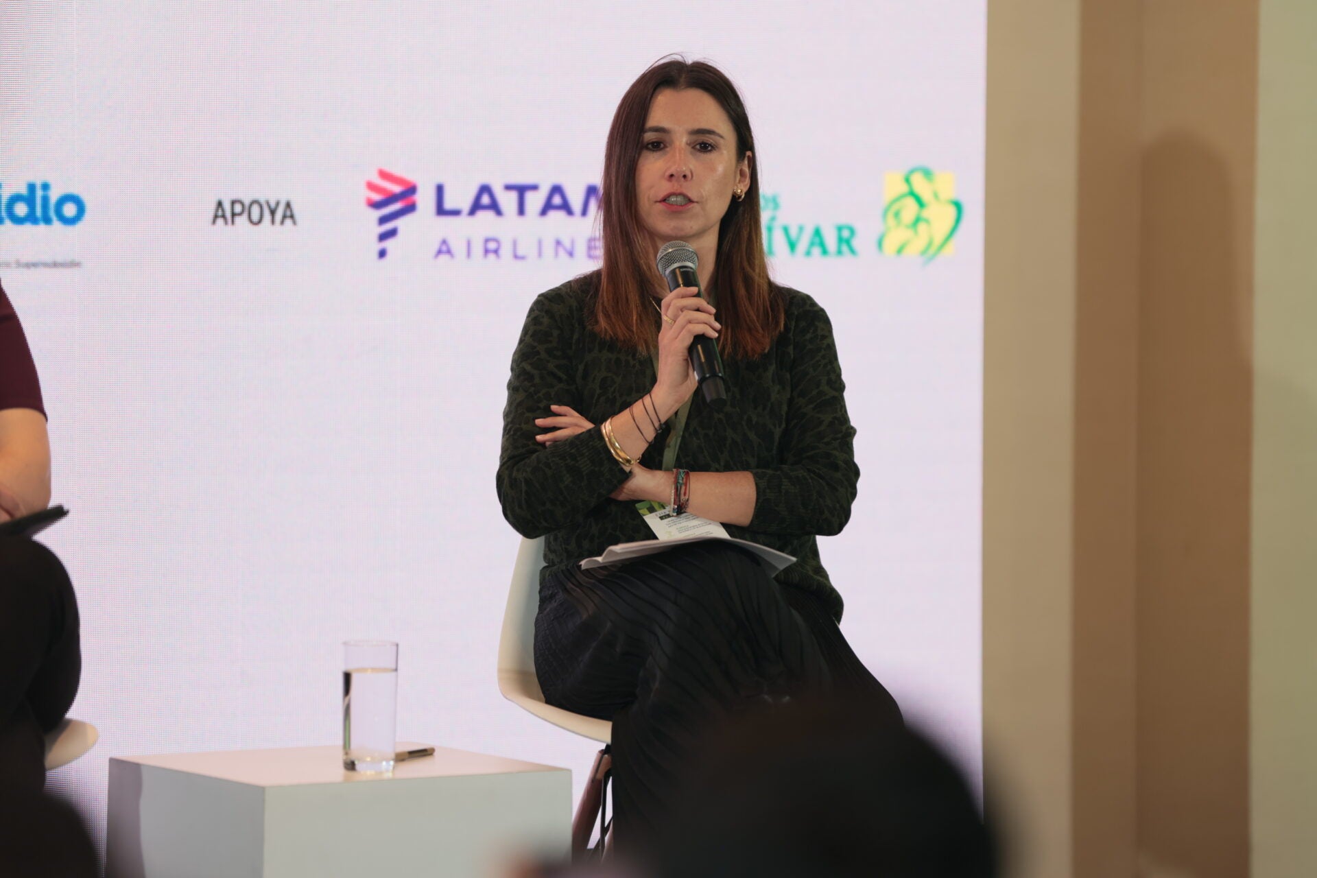Mónica Villegas, directora de Visión Circular de la Andi, durante el panel “Transformar el negocio”.