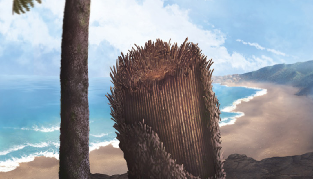 Ilustración de helecho prehistórico