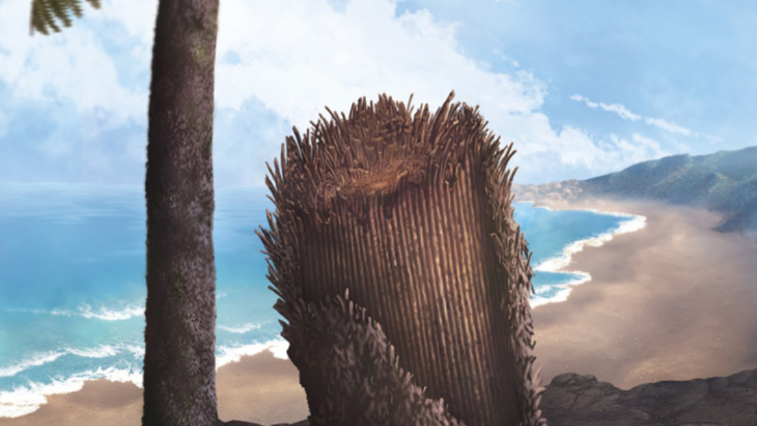 Ilustración de helecho prehistórico