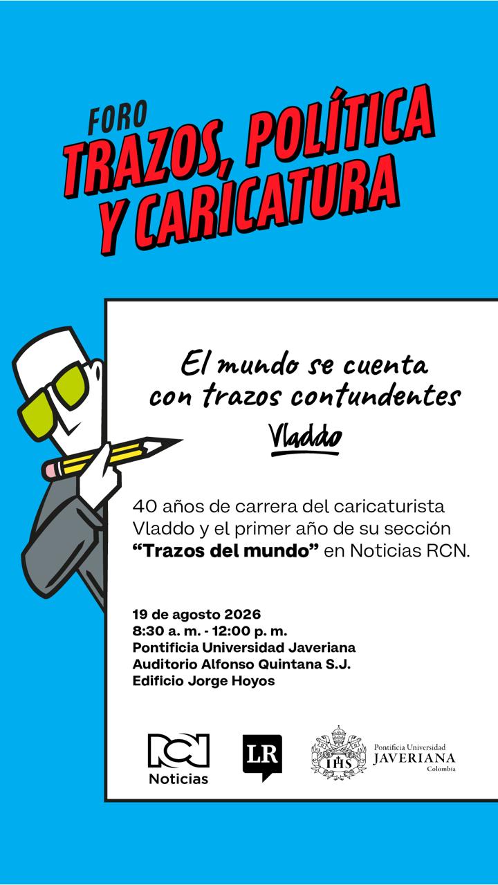 Se realizará foro de Vladdo y RCN sobre el papel de la caricatura en la democracia