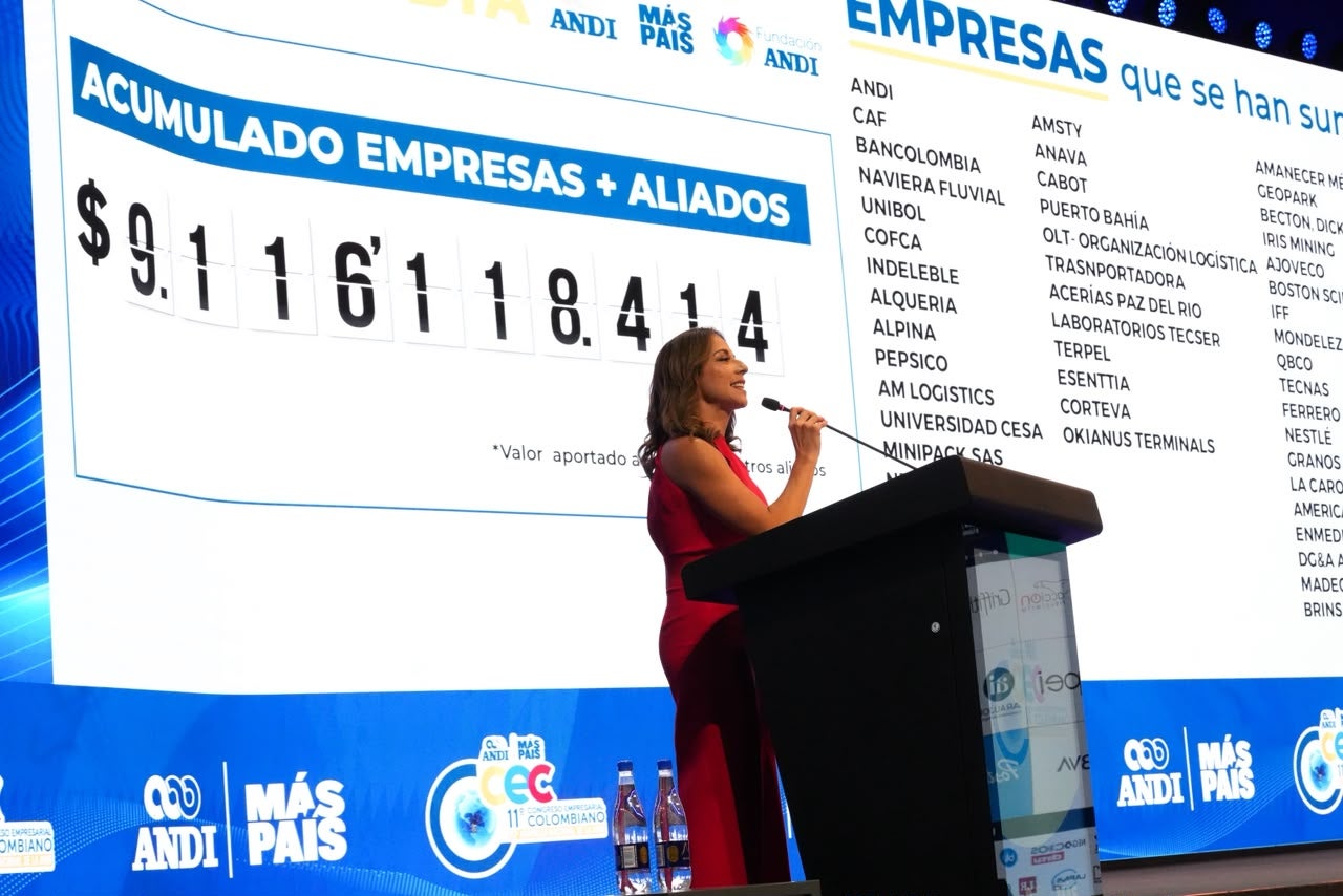 Más de $9.100 millones reportó el programa #EmpresasUnidasporColombia en solo el primer día del Congreso de la Andi 