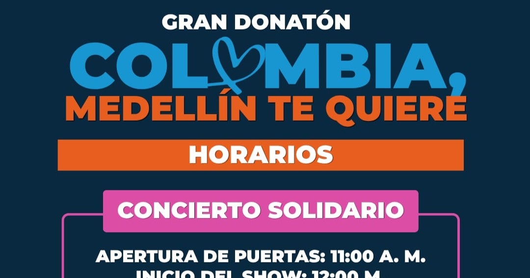 La música une a los colombianos en los malos momentos por un buen propósito en Medellín