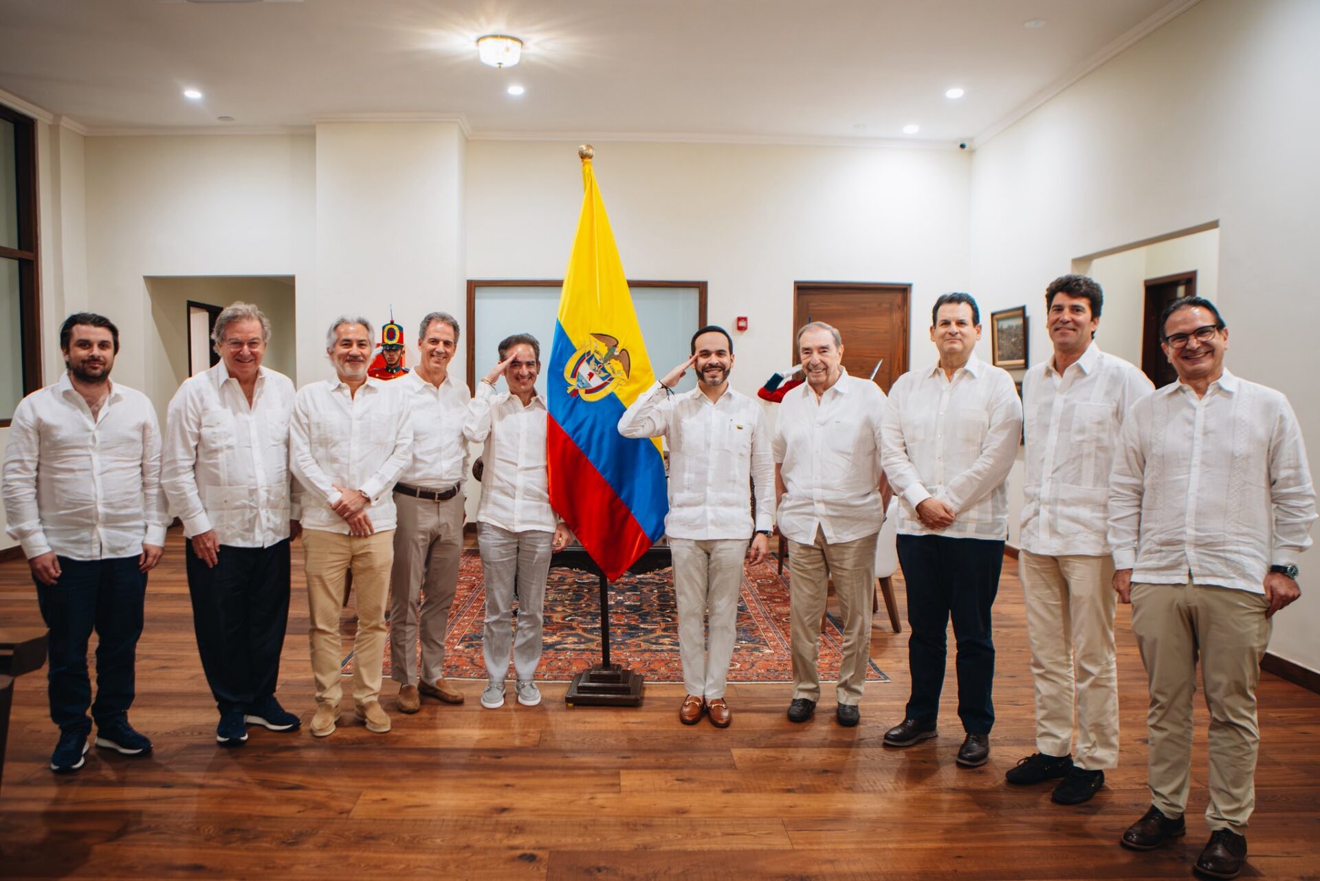 La reunión del presidente con los empresarios