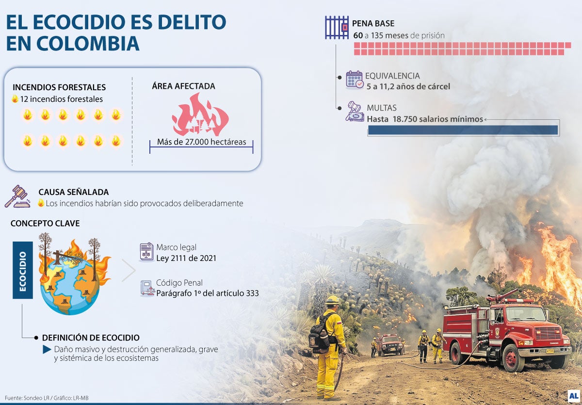 Hasta $37.500 millones de multa por provocar incendios