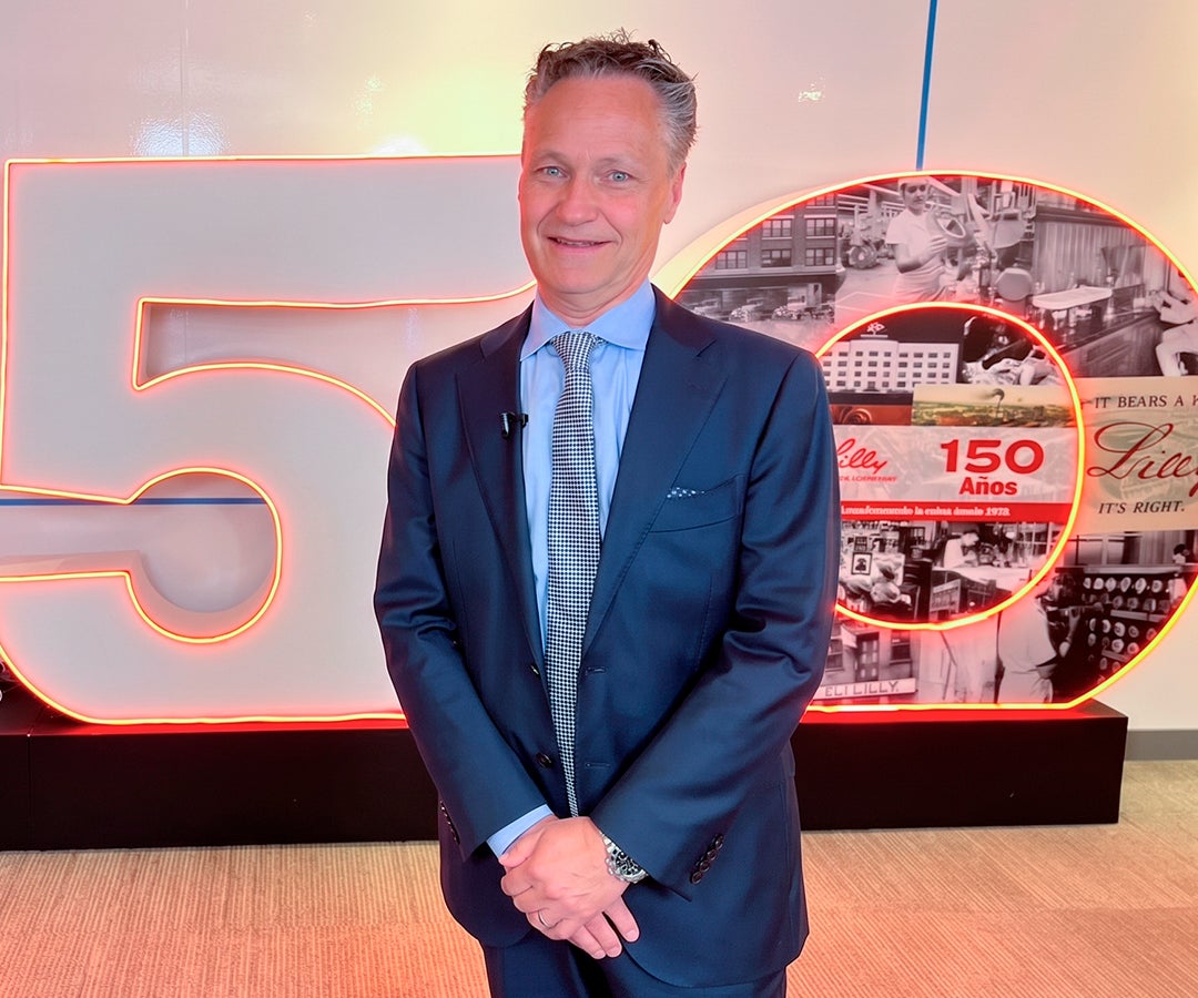 Patrik Jonsson, vicepresidente ejecutivo y presidente de Lilly International, Eli Lilly and Company