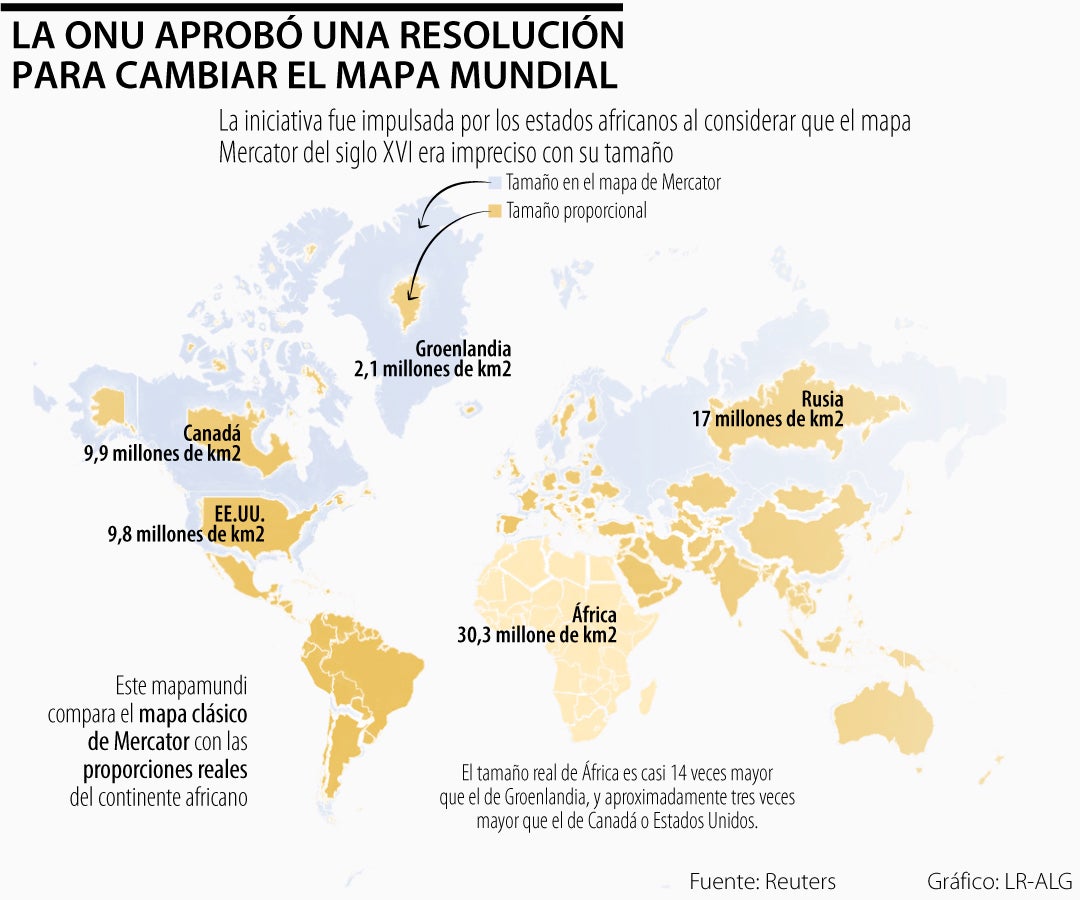 Mercator vs. Equal Earth: así cambia el tamaño de los continentes