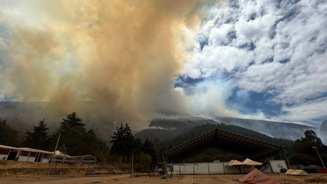 Incendios forestales en Villa de Leyva