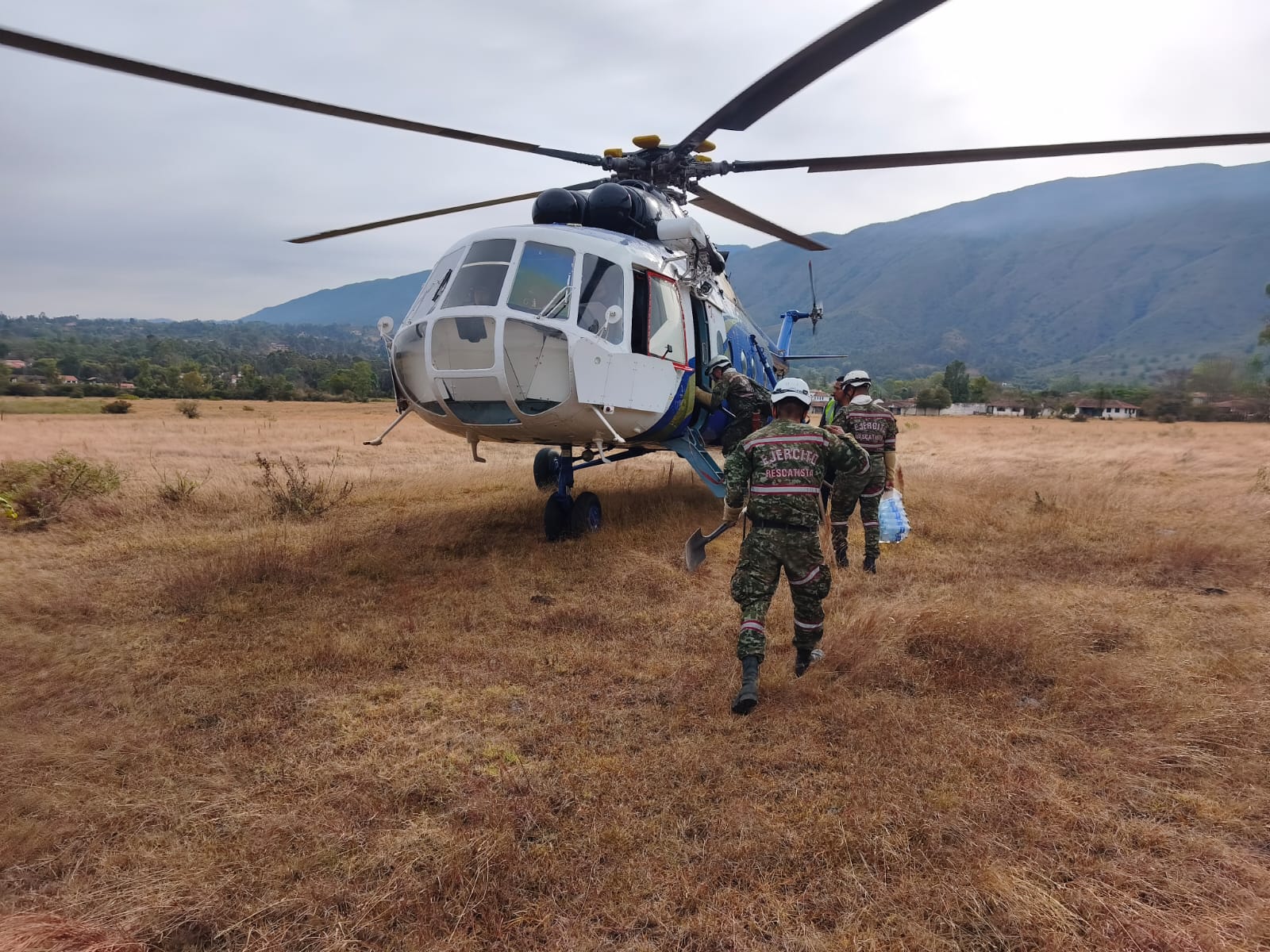 Gestión de incendios en Villa de Leyva