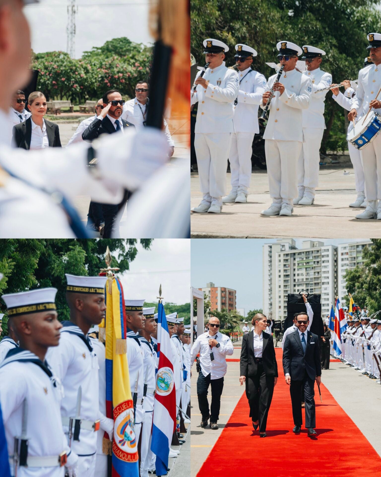 Laura Fernández, presidenta de Costa Rica; y Abelardo de la Espriella, presidente de Colombia