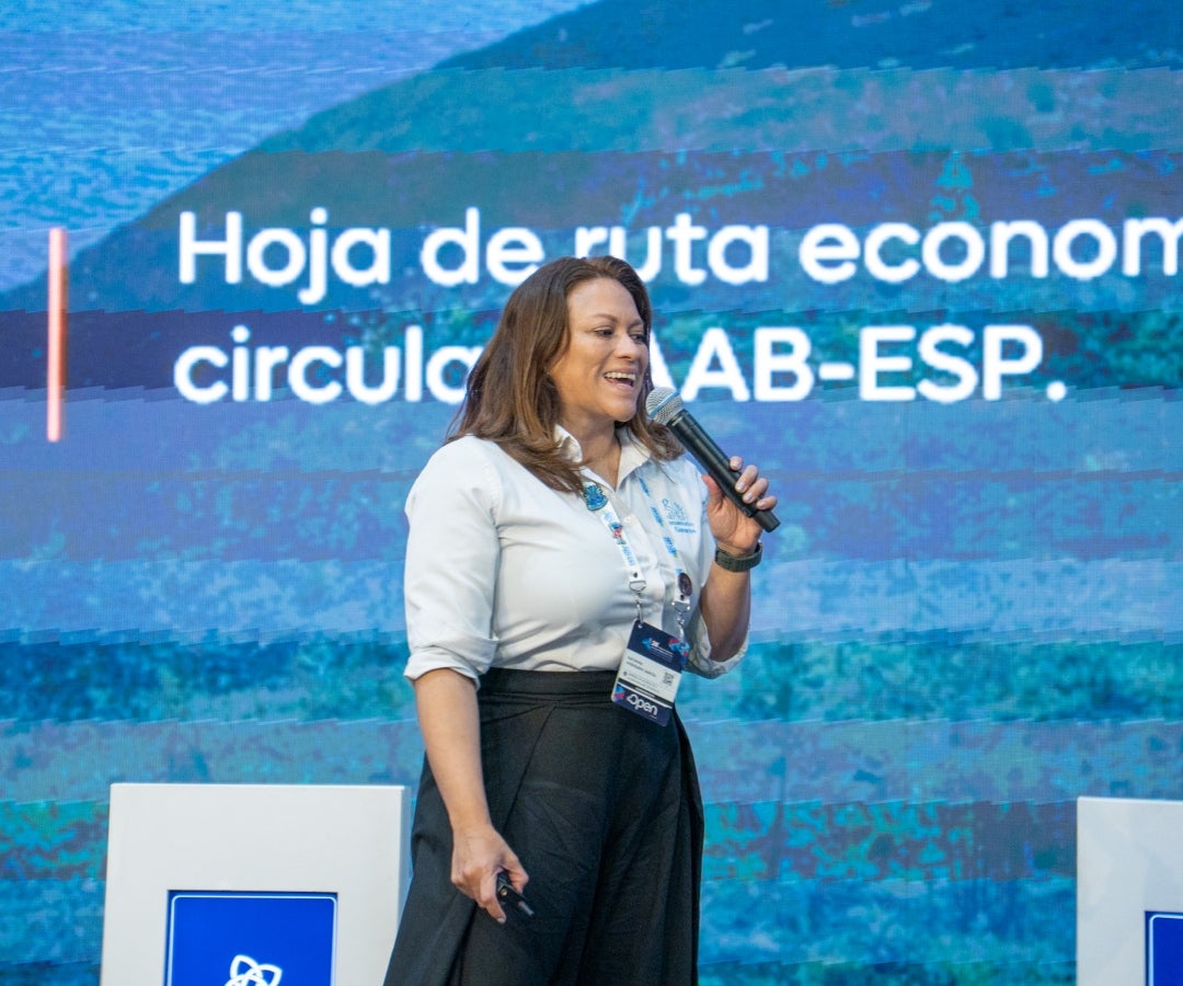 Natasha Avendaño, gerente general de la Eaab