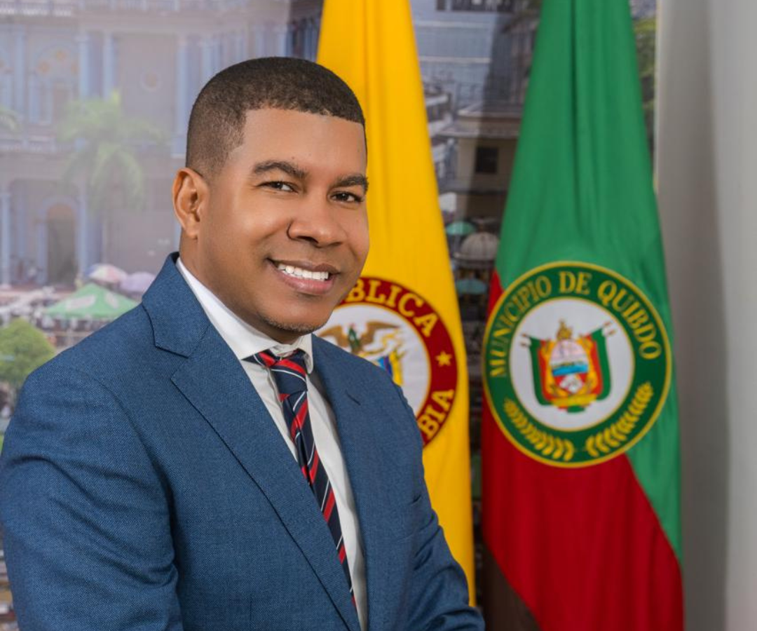 El alcalde de Quibdó, Rafael Andrés Bolaños