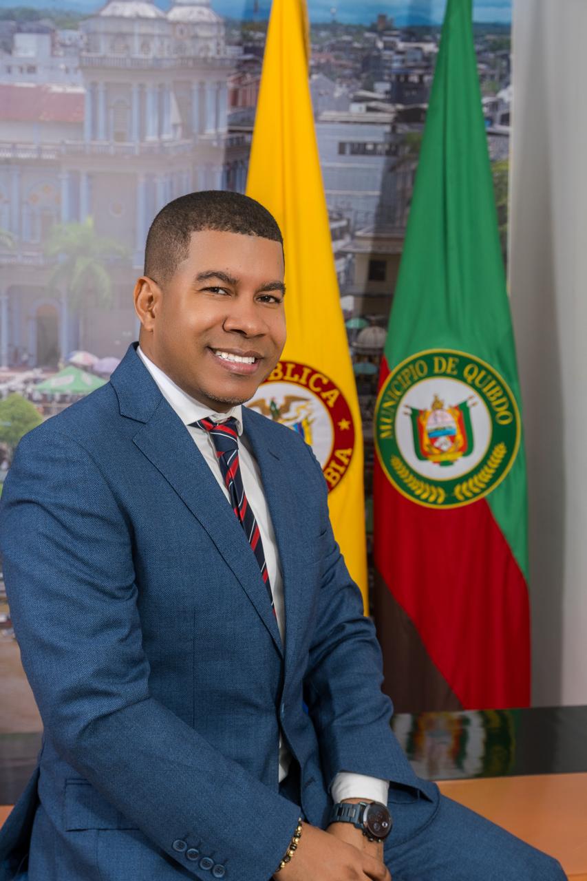 El alcalde de Quibdó, Rafael Andrés Bolaños