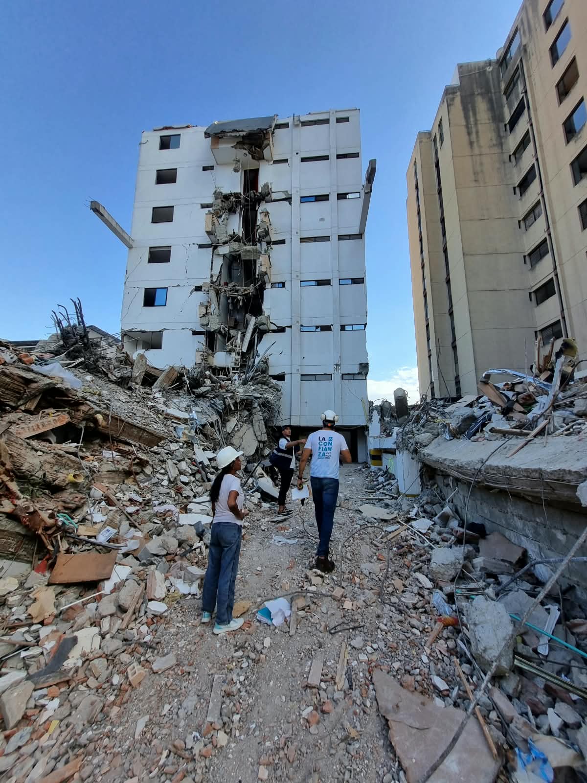 El grupo aportó conocimiento técnico y capacidades, para determinar qué estructuras pueden recuperarse.