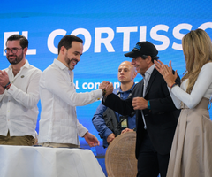 Presidente Abelardo de la Espriella y alcalde Barranquilla, Alejandro Char Presidente Abelardo de la Espriella y alcalde Barranquilla, Alejandro Char