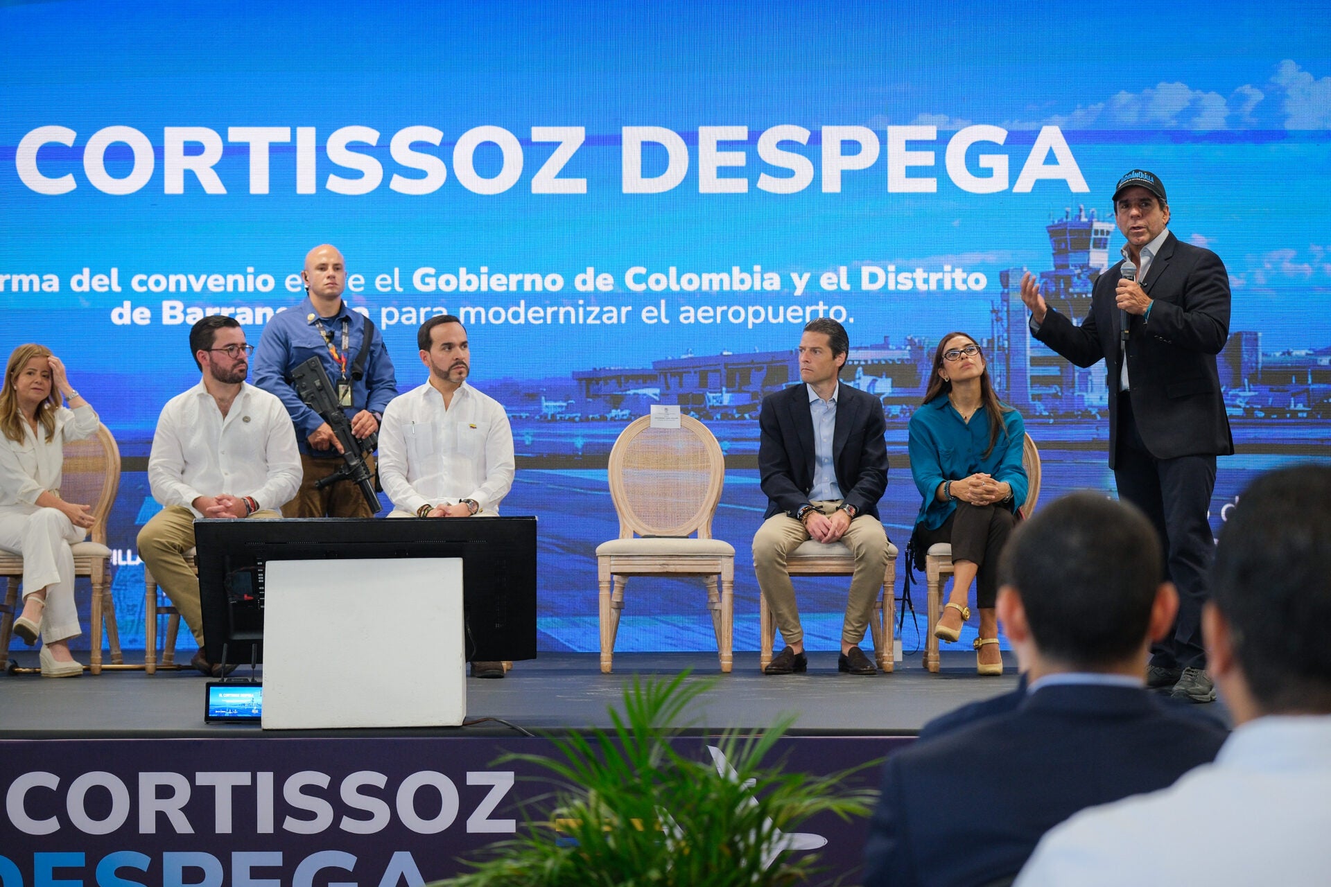 Presidente Abelardo de la Espriella y alcalde Barranquilla, Alejandro Char