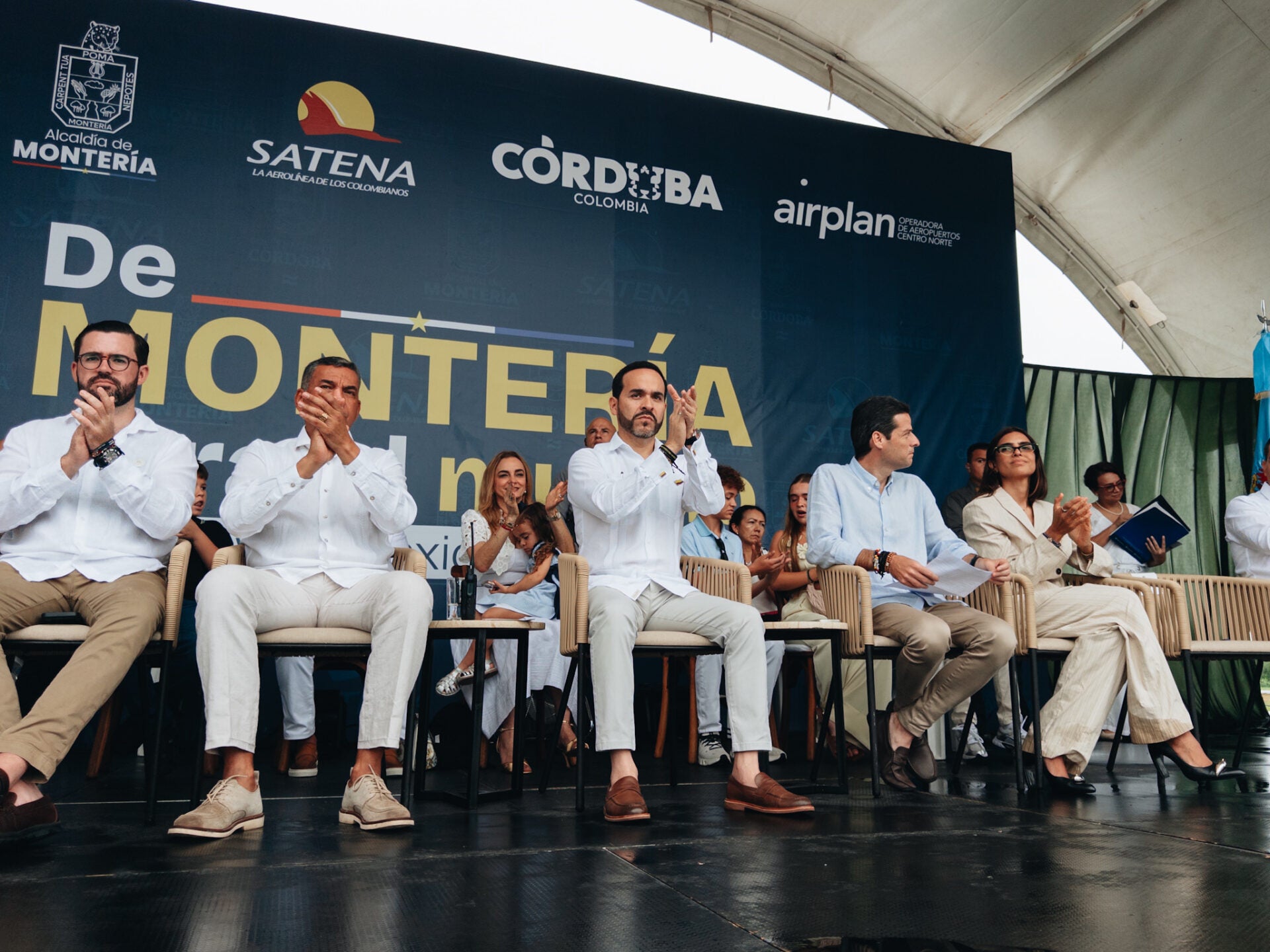 Acto de inauguración ruta internacional Montería-Panamá
