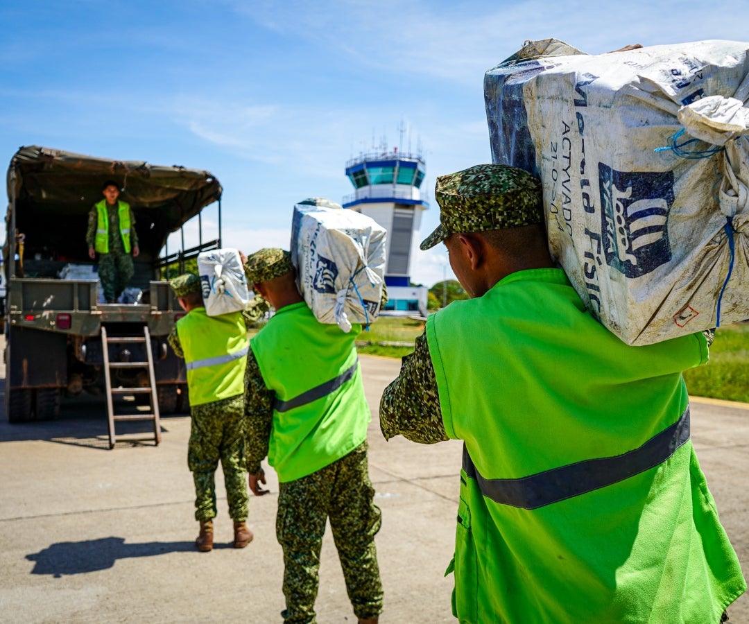 La Armada Nacional incautó poco más de una tonelada de cocaína en el río Meta
