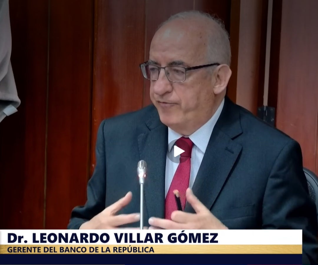Leonardo Villar, gerente general del Banco de la República