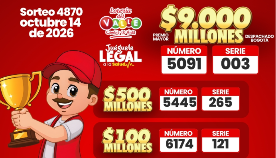 Lotería del Valle 15 de octubre
