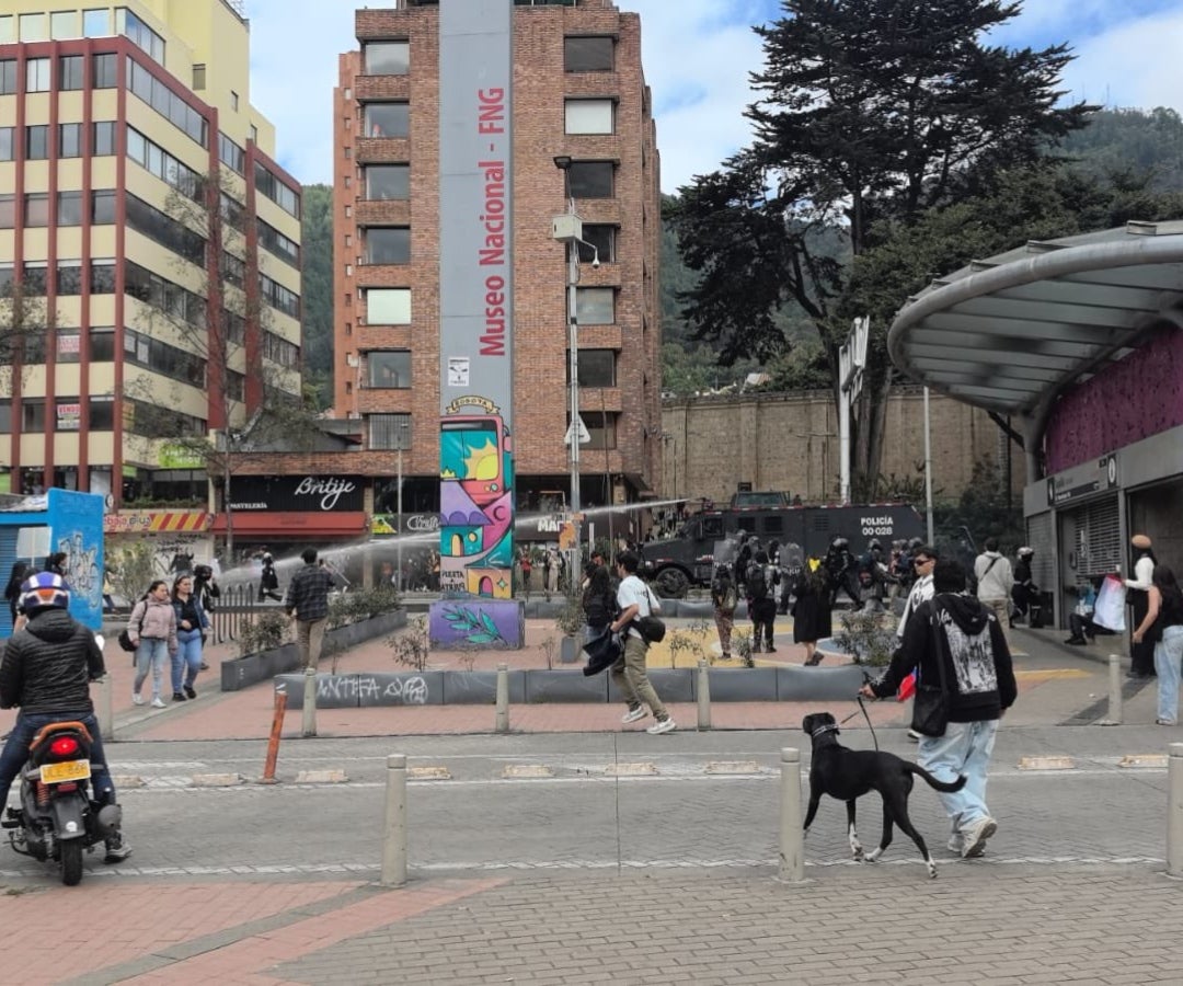 Manifestaciones en el Museo Nacional