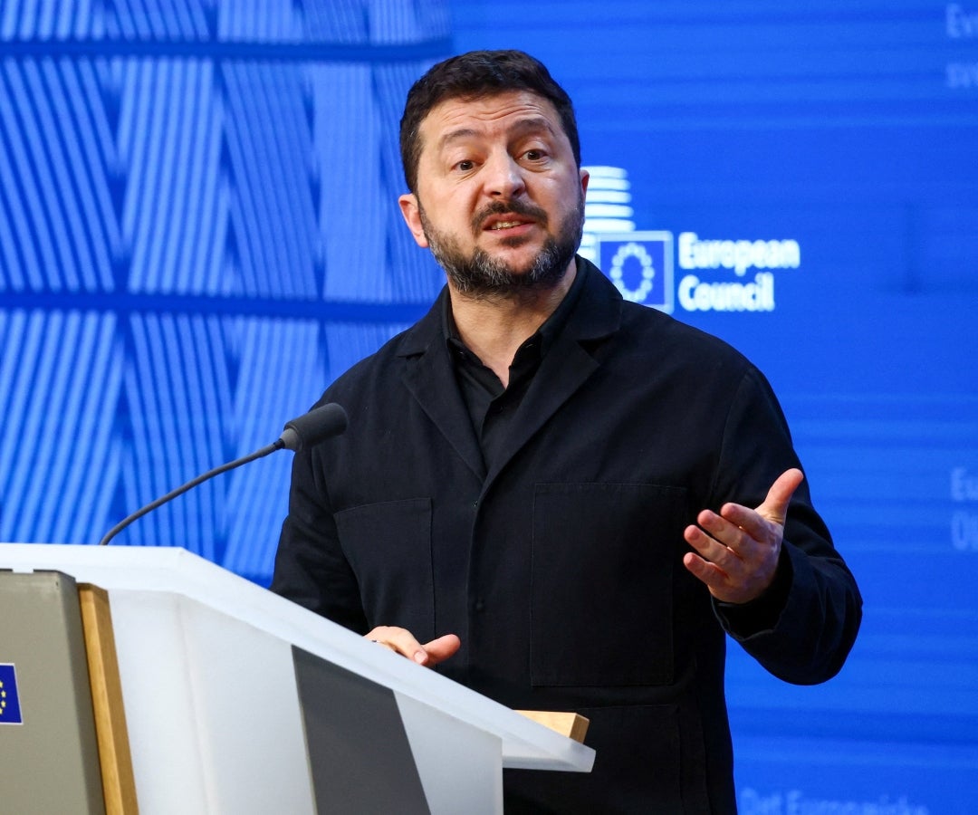 Volodimir Zelensky, presidente de Ucrania