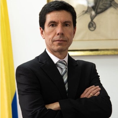 Andrés Quevedo, viceministro general de Hacienda y presidente encargado de Previsora Seguro