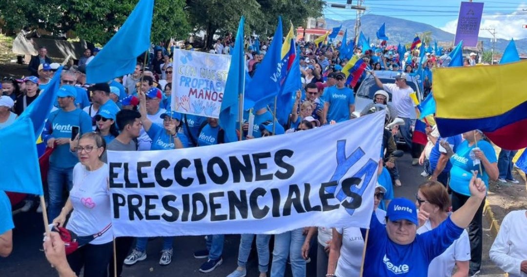Opposition leader and Nobel Peace Prize laureate María Corina Machado said elections should be held before July 2027.