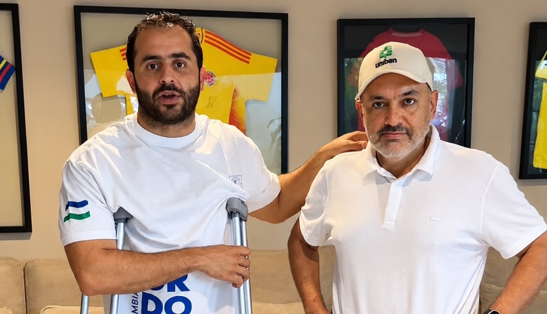 Erasmo Zuleta Bechara, gobernador de Córdoba, dio la bienvenida a Juan Carlos Rojas, presidente de Uniban