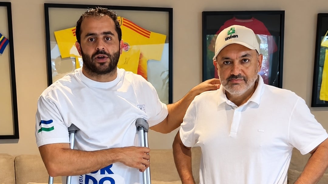 Erasmo Zuleta Bechara, gobernador de Córdoba, dio la bienvenida a Juan Carlos Rojas, presidente de Uniban
