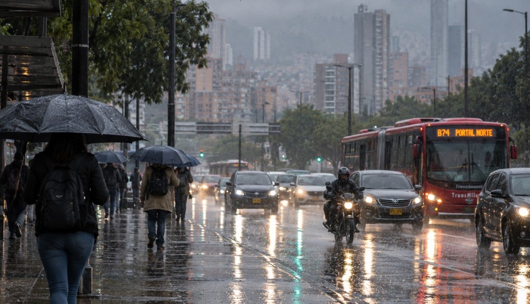 Lluvias en Bogotá